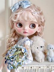 Elise Custom Blythe OOAK - Blue Sweet Doll - ToastDoll