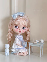 Elise Custom Blythe OOAK - Blue Sweet Doll - ToastDoll