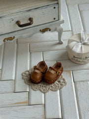 Brown Vintage Cute Blythe Mary Janes | TastDoll