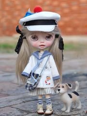 Navy Sailor Blythe White Outfit | ToastDoll