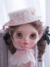 Handmade Blythe/BJD Hat, Ribbon Tie Flat Hat