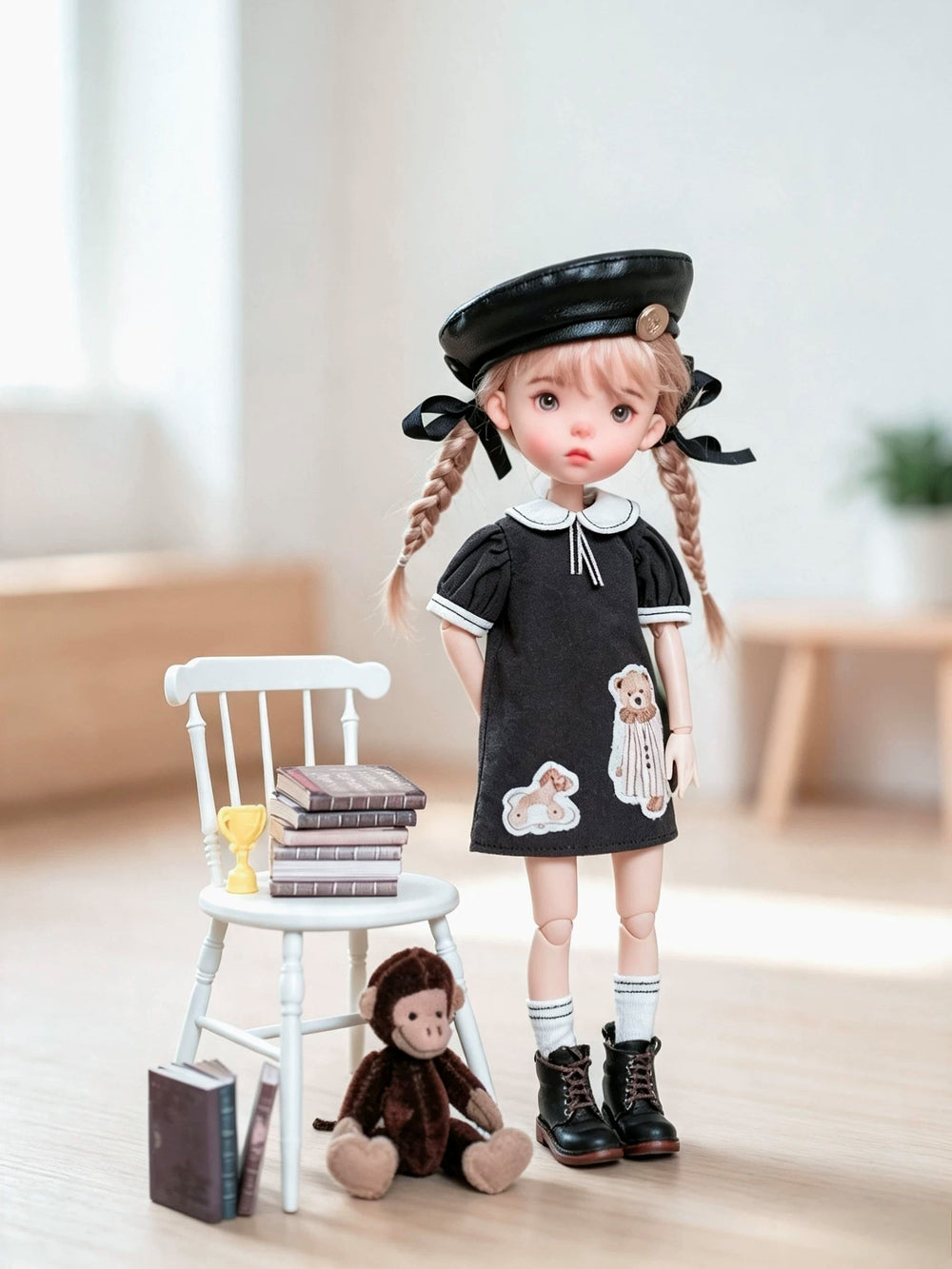 Black Bear Blythe 1/6 BJD Set | ToastDoll