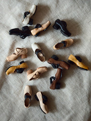 Handmade Shoes for Blythe/Obitsu, Leather Ballet Flats