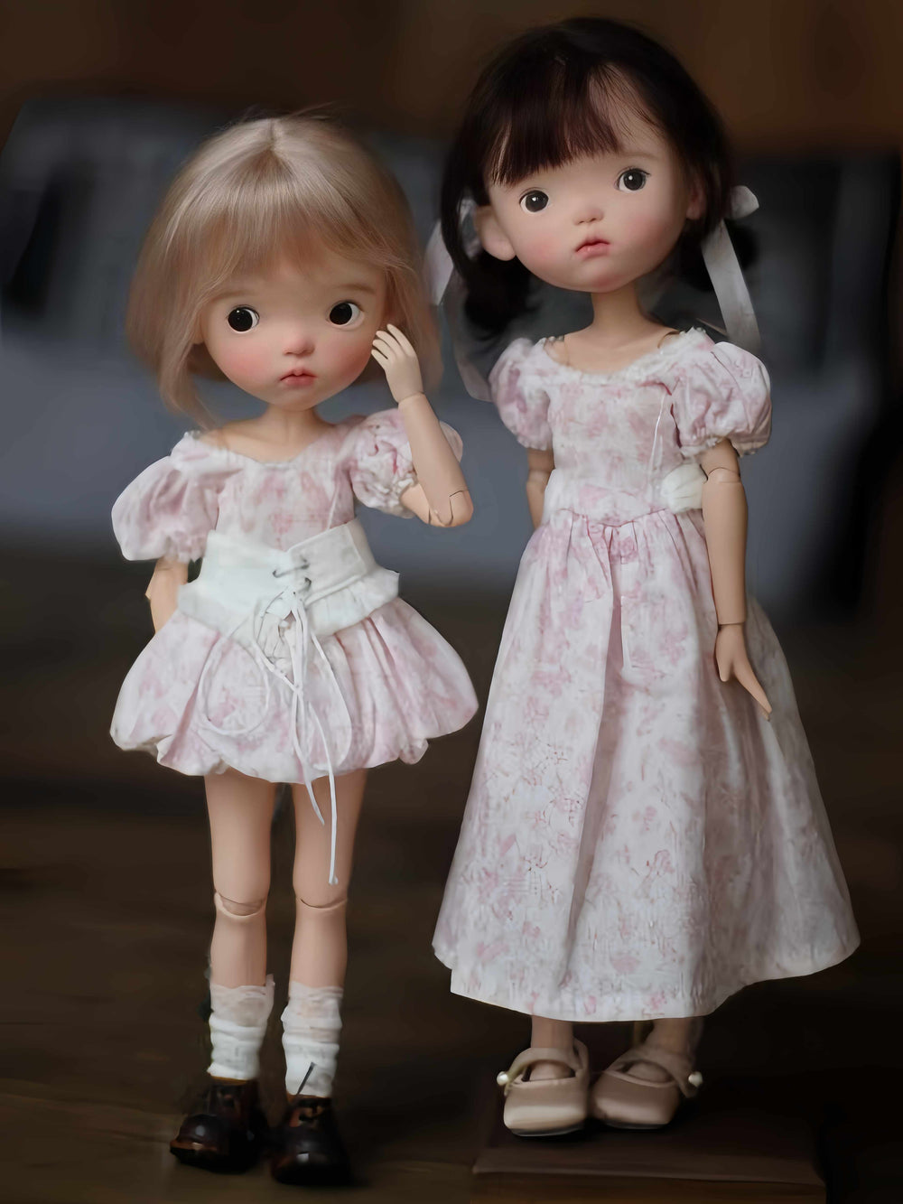Floral Puff Sleeve Blythe 1/6 BJD Dress | ToastDoll
