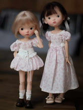 Floral Puff Sleeve Blythe 1/6 BJD Dress | ToastDoll