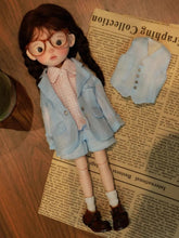 Blue Pastel Suit Blythe 1/6 BJD Outfit On Doll Display | ToastDoll