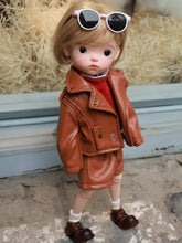 Brown Leather Jacket Blythe BJD Outfit | ToastDoll