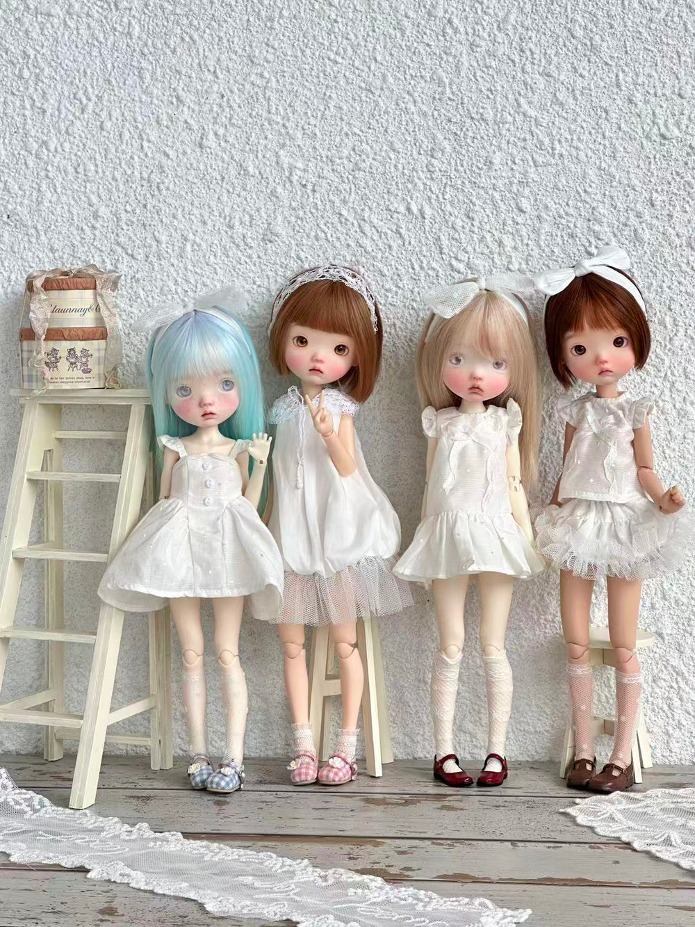 Cozy White 1/6 BJD Outfit |ToastDoll