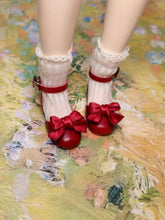 Handmade Shoes for Blythe, Bow Princess Leather Shoes