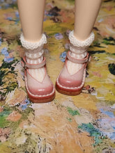 Handmade Shoes for Blythe, Square Toe Leather Shoes