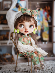 Handmade Outfit for Blythe/Obitsu, Lace Pearl Shawl