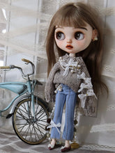 Handmade Outfit for Blythe/Obitsu,Sweater and Jeans Set