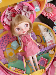Effie Custom Blythe OOAK - Sweet Pink Doll - ToastDoll
