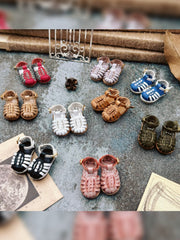 Handmade Shoes for Blythe/Obitsu, Leather Sandals
