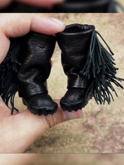 Handmade Shoes for Blythe/Obitsu, Fringed Boots
