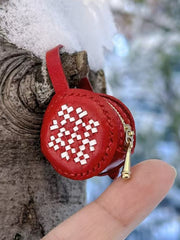 Handmade Bag for Blythe/Azone, Christmas Round Bag