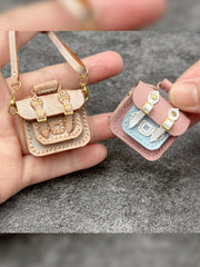 Leather Cambridge Satchel Handmade Blythe Ob11 Bags Detail | ToastDoll