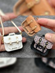 Leather Cambridge Satchel Handmade Blythe Ob11 Bags | ToastDoll