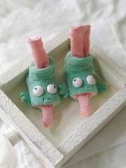 Kissing Lizard Blythe Booties Side View | ToastDoll