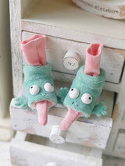 Kissing Lizard Blythe Booties Close-up | ToastDoll