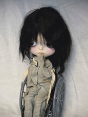 Vespera Custom Blythe OOAK - Gothic Morbid Doll - ToastDoll