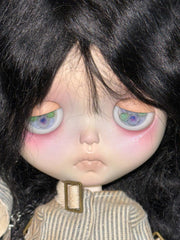 Vespera Custom Blythe OOAK - Gothic Morbid Doll - ToastDoll