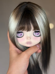 Lilith Custom Blythe OOAK - Pale Purple Doll - ToastDoll