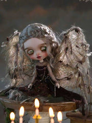 Handmade Outfit for Blythe/Obitsu/Pullip, Butterfly Wings Dress Set