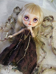 Handmade Outfit for Blythe/Obitsu/Pullip, Butterfly Wings Dress Set
