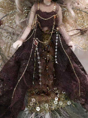 Handmade Outfit for Blythe/Obitsu/Pullip, Butterfly Wings Dress Set