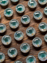 Handmade Blythe Eyechips, Teal Tone, Lake