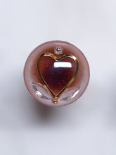 Handmade Blythe Eyechips, Brown Tone, Heart