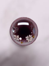 Handmade Blythe Eyechips, Reddish Brown Tone, Flower