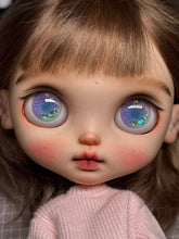 Handmade Blythe Eyechips, Purple Tone, Flower
