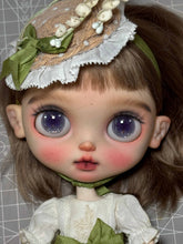 Purple Butterfly Blythe Eyechips - Handmade Doll Eyes - ToastDoll