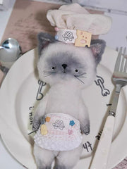 Grey Cat Animal Plushies Detail | ToastDoll