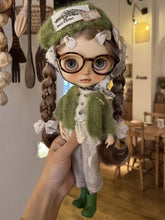Handmade Outfit for Blythe/Pullip, Green Knit Clothes Set
