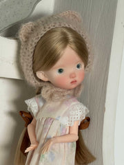Floral Bear Hat Blythe 1/6 BJD Dress Set Detail | ToastDoll