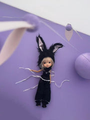 Bunny Pajama Blythe 1/6 BJD Set - Handmade Doll Clothes - ToastDoll