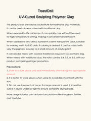ToastDoll UV-Cured Sculpting Polymer Clay