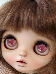 Handmade Blythe Eyechips, Pink Tone, Star & Heart