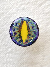 Handmade Blythe Eyechips, Black Tone,Vertical Pupils