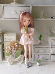 Peaches Custom 1/6 BJD OOAK Spring Pink Doll | ToastDoll