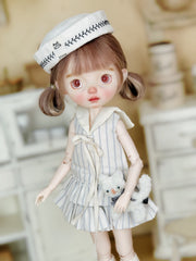 Camille Custom 1/6 BJD OOAK Chill Sailor Doll | ToastDoll