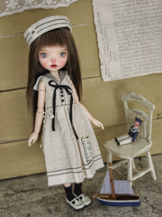 Mila Custom 1/6 BJD OOAK Vintage Sailor Doll | ToastDoll