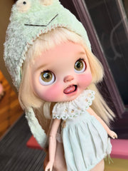 Baby Cutie Open Mouth - Custom Blythe Commission - ToastDoll