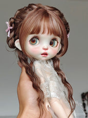 Handmade Blythe Wig, Styled Curly Braids
