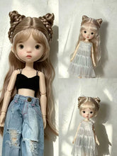 Cat Ear Braids BJD Wig - Handmade Doll Hair - ToastDoll