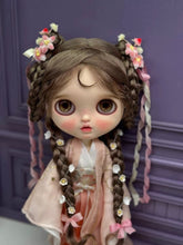 Handmade Blythe Wig, Traditional Chinese Hairstyle with Braids