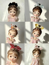 Mohair Bow Bun BJD Wig - Handmade Doll Hair - ToastDoll